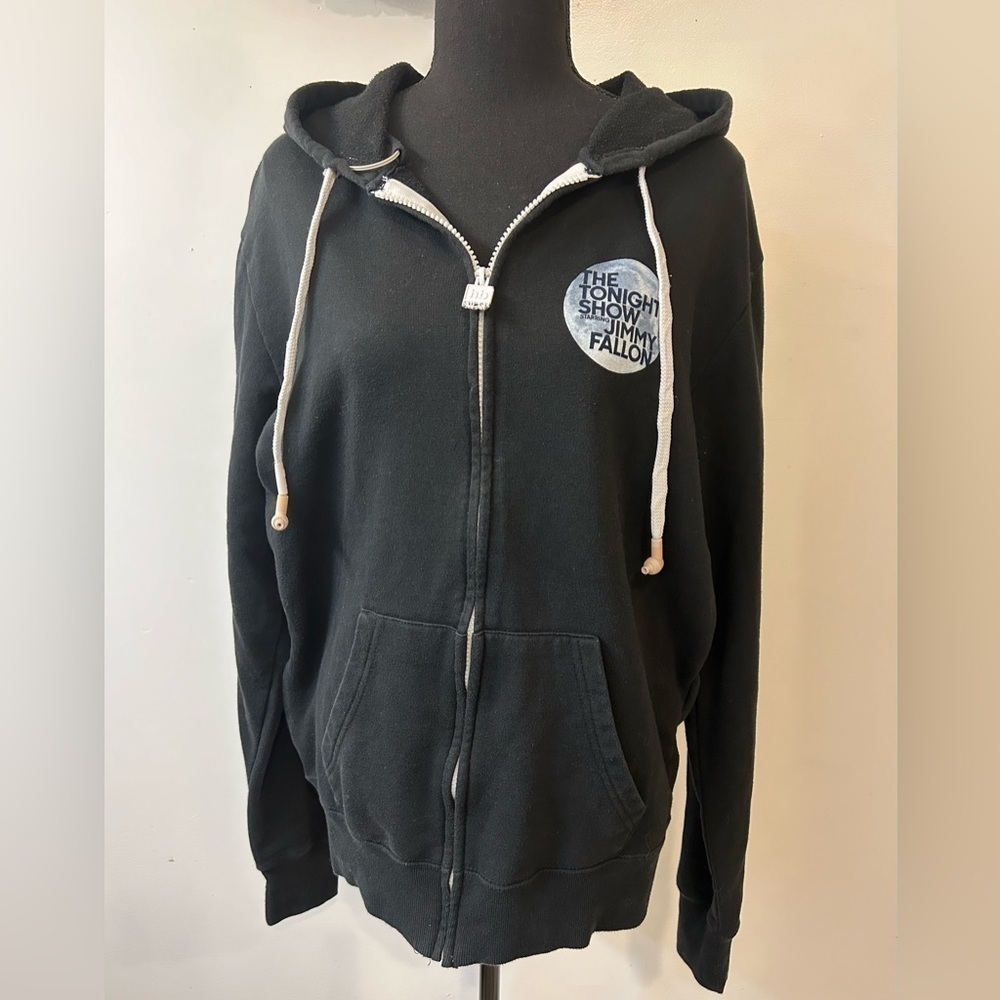 Hoodie Buddy The Tonight Show with Jimmy Fallon Zip Hoodie with Earbuds Large